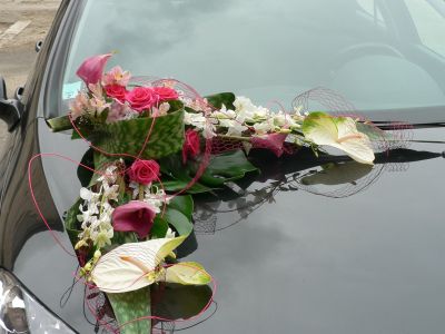 fleuriste voiture de mariage Ferrières-en-Gâtinais
