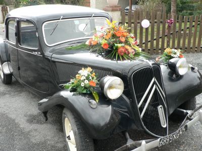 fleuriste voiture de mariage Ferrières-en-Gâtinais