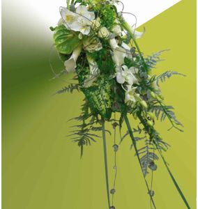 Bouquet de mariés retombant Montargis