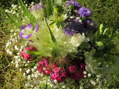 Bouquet de mariés ronds Ferrières-en-Gâtinais