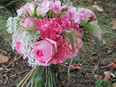 Bouquet de mariés ronds Ferrières-en-Gâtinais