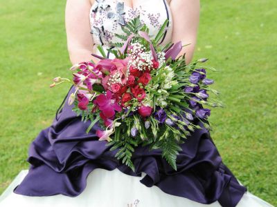 Bouquet de mariés ronds Ferrières-en-Gâtinais