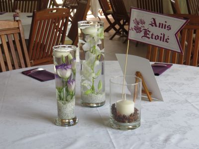 fleurs Centre de table Montargis